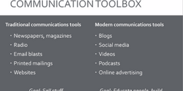 Communication Tools in the Toolbox