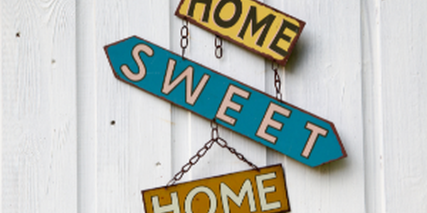 home sweet home sign