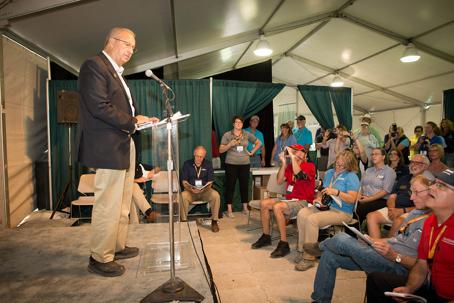 presenter at NLRS Press Conference