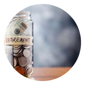 Change jar saving for retirement