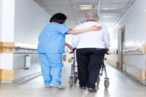 Nurses Aid with elderly