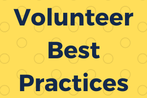 Volunteer Best Practices