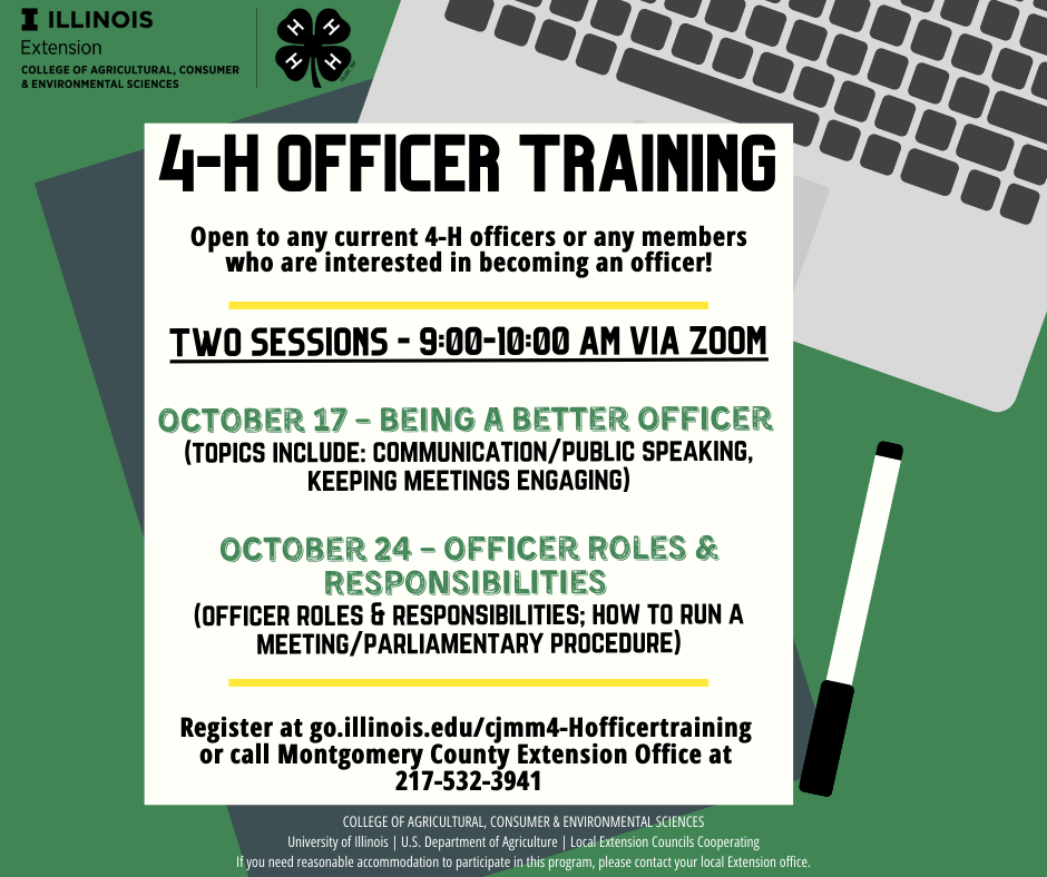 cjmm - 4-H Officer Training