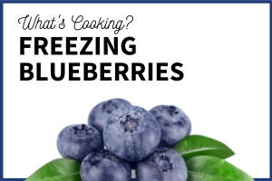 freezing blueberries 