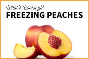 freezing peaches