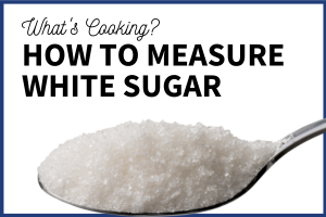 How to Measure White Sugar