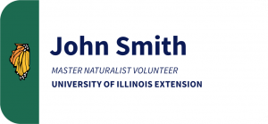 Illinois Extension Master Naturalist Name Tag