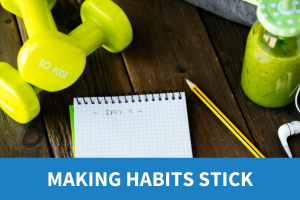 text: making habits stick