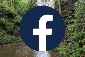 facebook logo with creek 