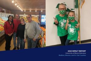 4-H youth and volunteers smiling