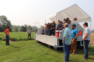 Local farmers learn about pest management at Ewing Field Day