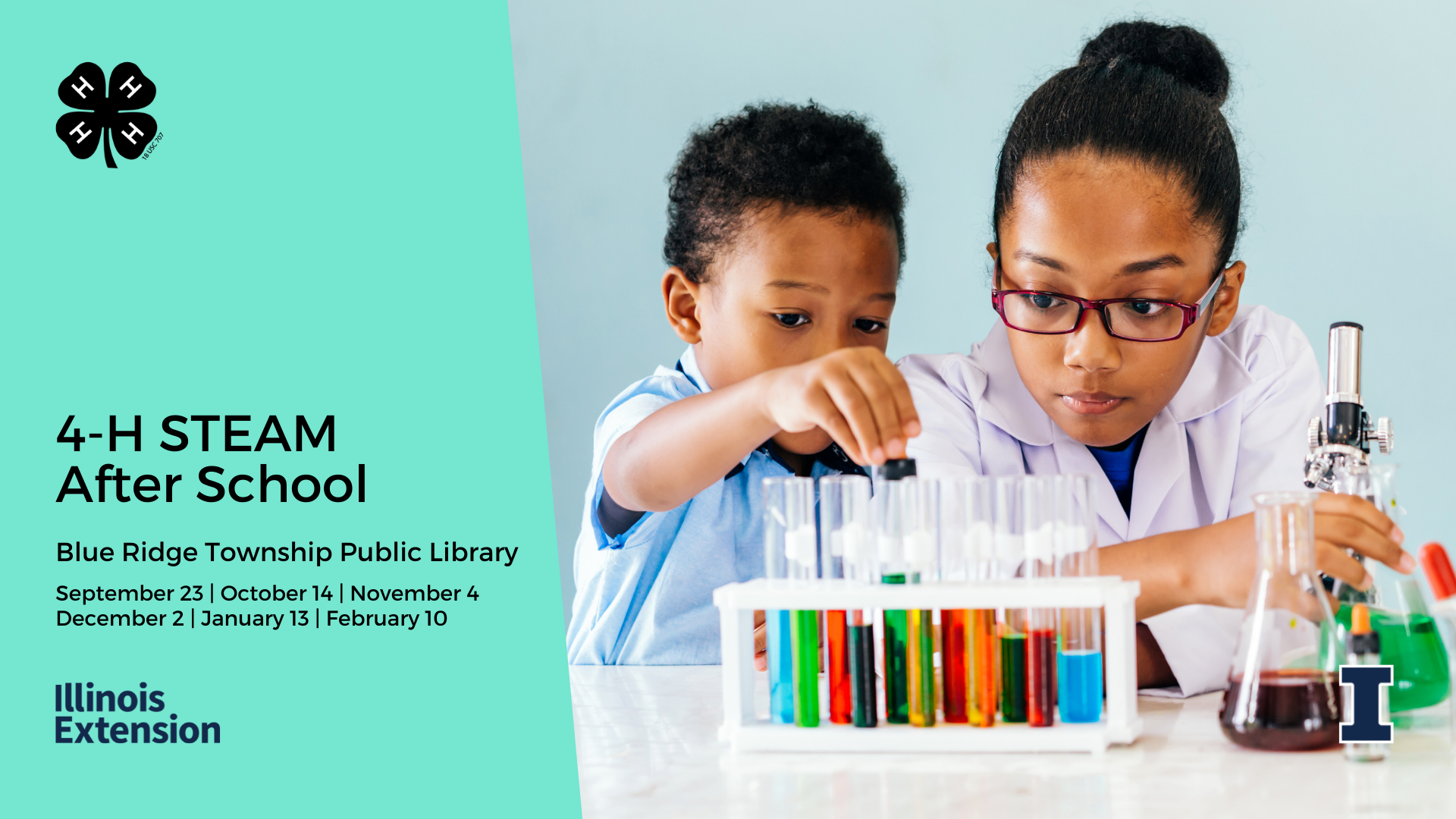 Boy and Girl with test tubes