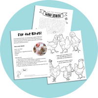 Example pages from kids activity kit