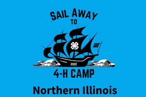 boat promoting sailing to 4-H camp