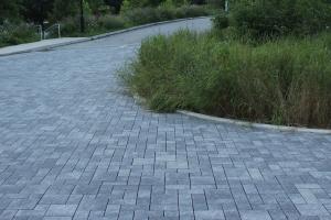 driveway of permeable surface