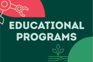 4-H Educational Programs green pink graphics