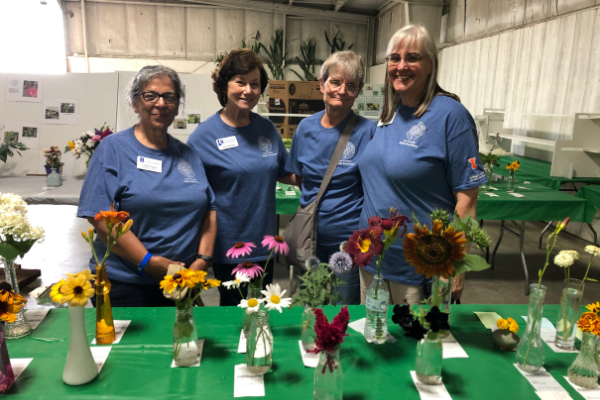 Master Gardeners at the Lee County Fair