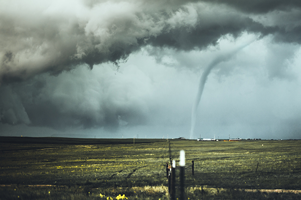 tornado over prairie