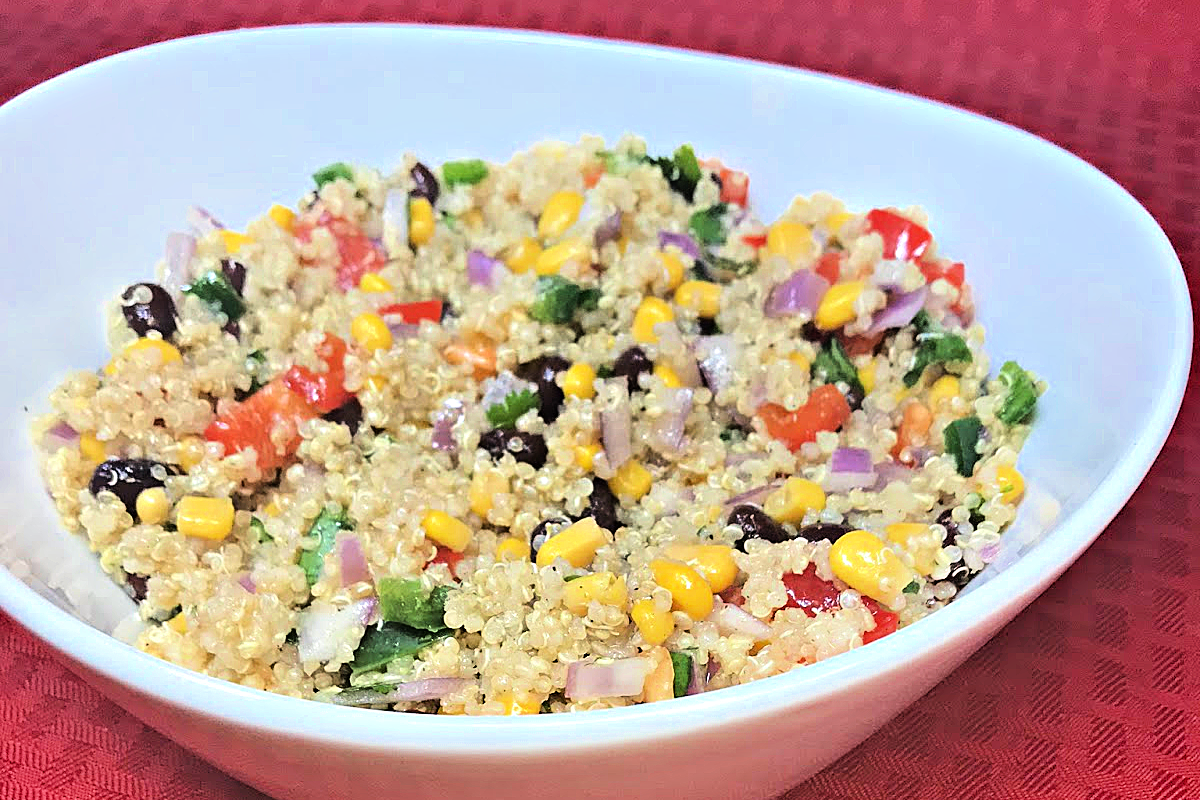 Colorful Quinoa Salad with Cilantro Lime Dressing | Food | Illinois Extension | Illinois