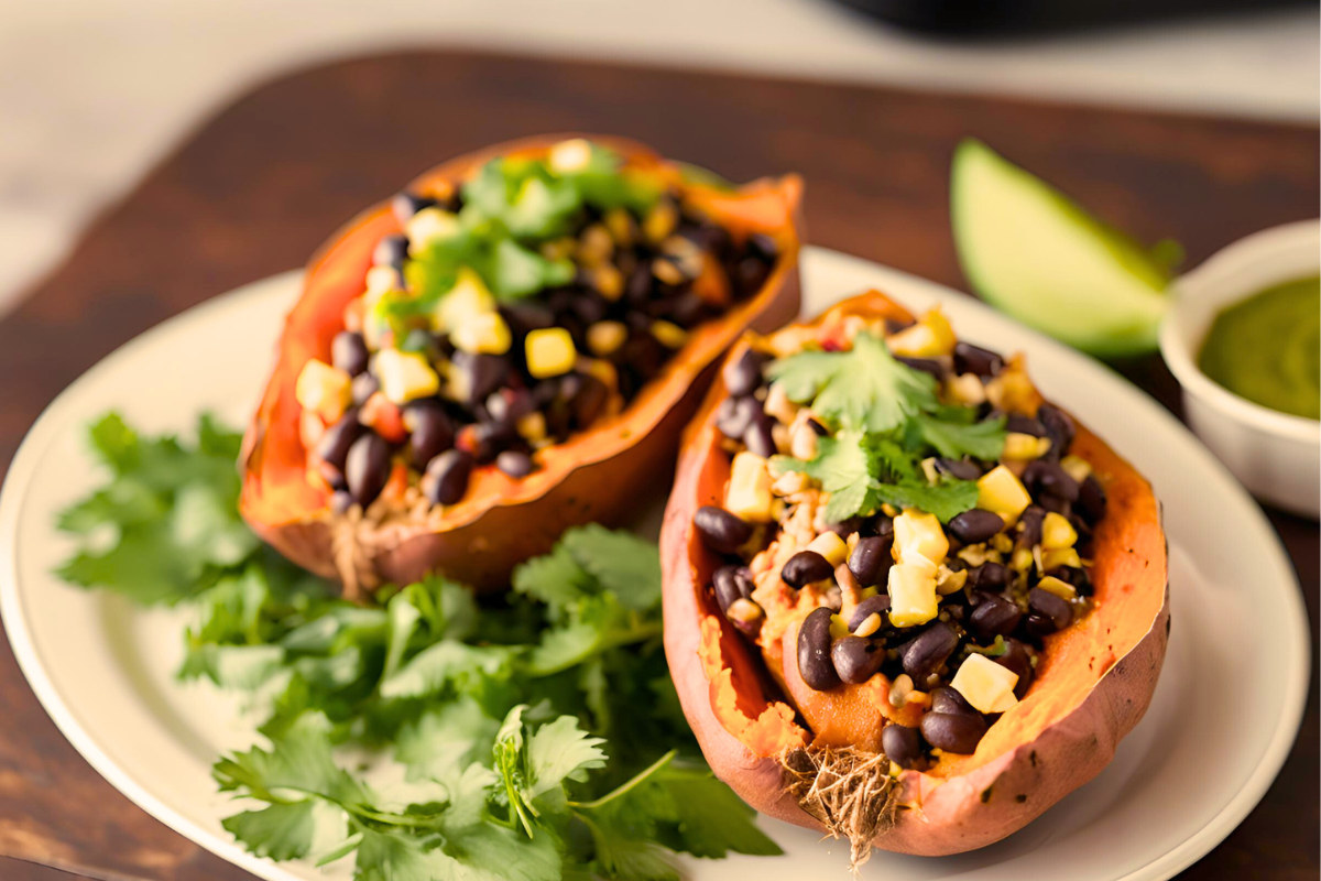 Black Bean Stuffed Sweet Potatoes | Serving Livingston, McLean and Woodford Counties | Illinois Exte