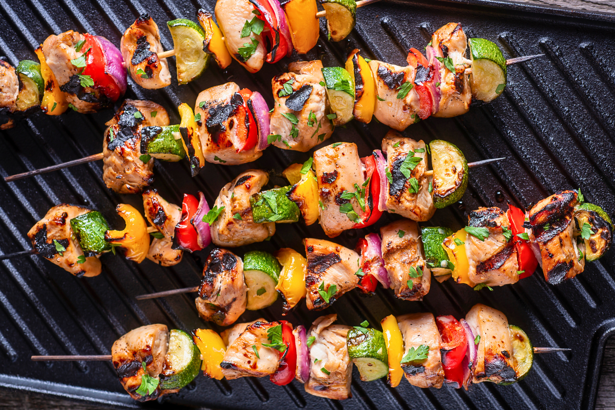 Chicken and Vegetable Kebabs | Serving Livingston, McLean and Woodford Counties | Illinois Extension