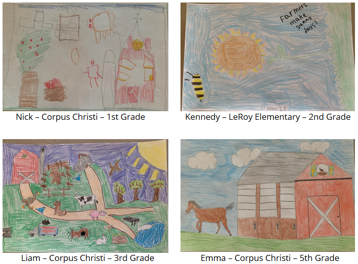 Agriculture Awareness Placemat Contest Winners 