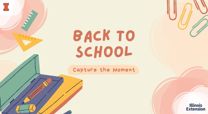 back to school info graphic