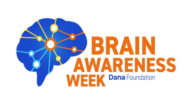the words Brain Awareness Week with a picture of a brain