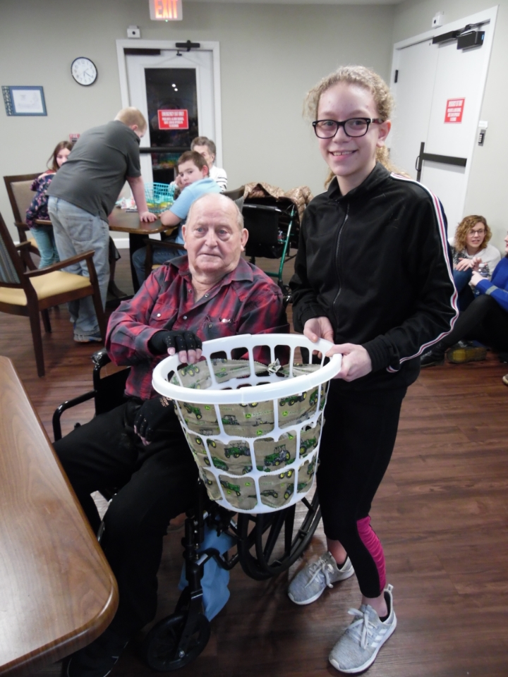 4-Her with nursing home resident