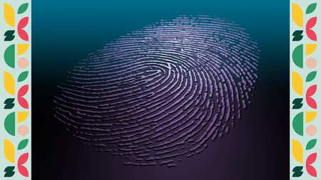 close up of fingerprint