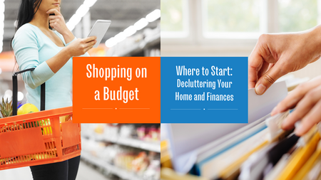 Shopping on a Budget | Where to Start: Decluttering Your Home and Finances