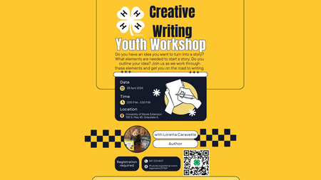4-H Creative Writing Youth Workshop
