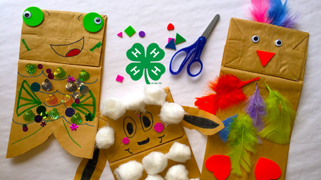 animal puppet crafts made with brown paper lunch bags