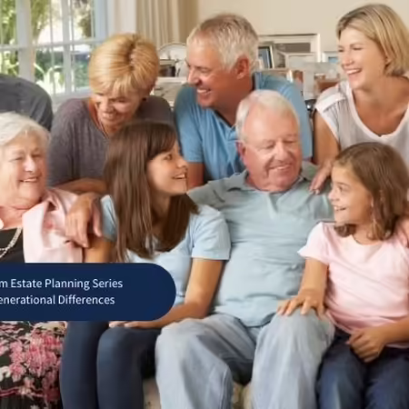 three generations of family group photo