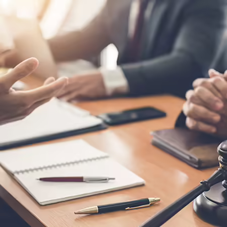 people in a legal meeting