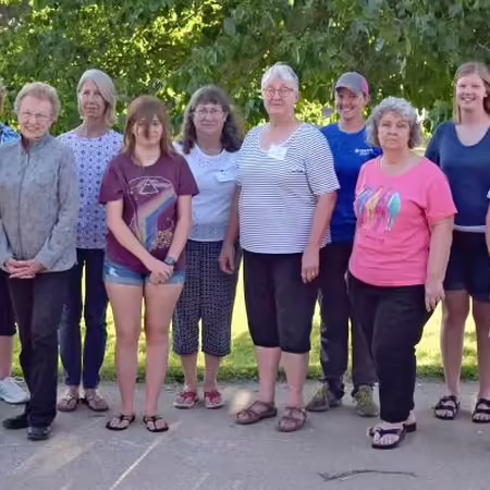 Group shot of Annie's Project participants