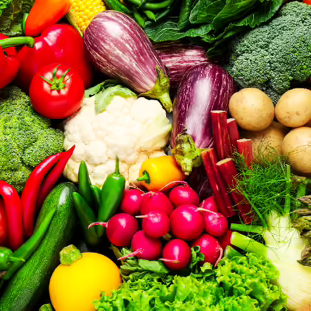 Array of vegetables