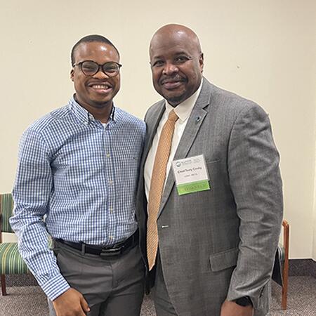 ISPP Scholar Kenny Adesina and USDA, NRCS Chief Cosby