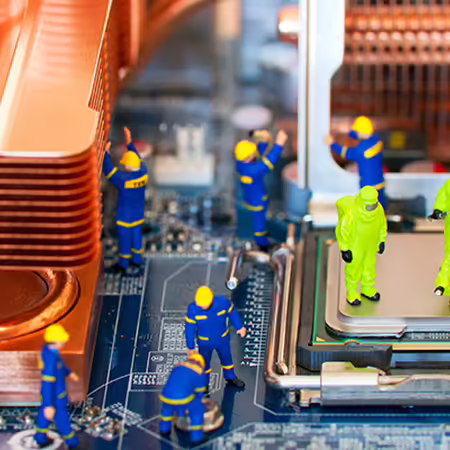 toy people inside a computer