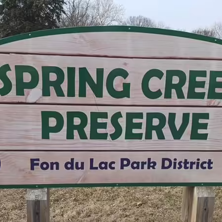 Spring Creek Preserve sign