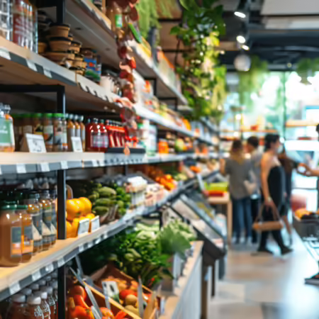 A pciture of a grocery local store