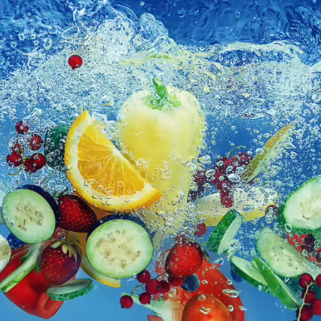 fruit in water 
