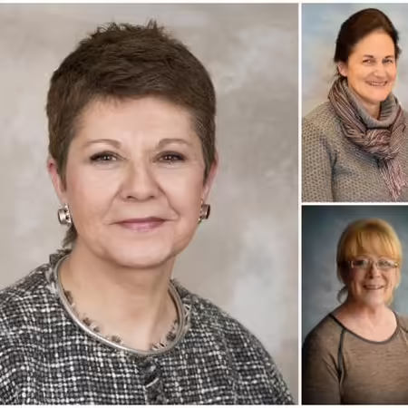 Profile shots of retired employees