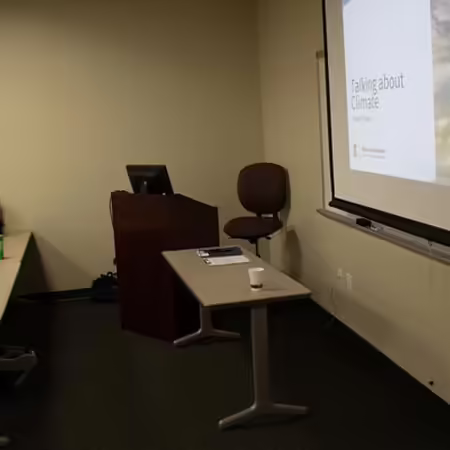 Duane Friend teaching at a conference