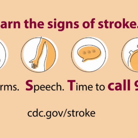 learn the signs of stroke. Act FAST and call 9-1-1