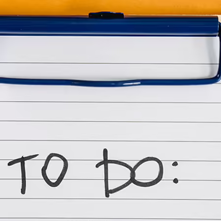 To Do written on clipboard