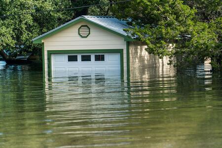 Flooded garage