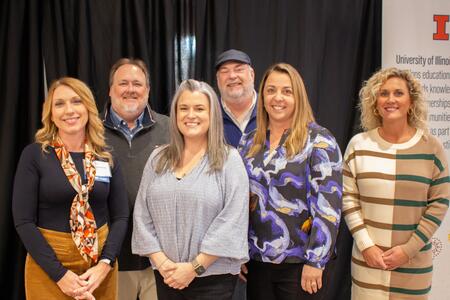award winners at conference