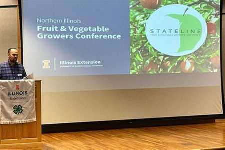 Grant McCarty speaking at Stateline Fruit and Vegetable Conference