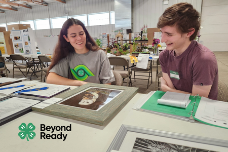 4-H member gets judged for their projects
